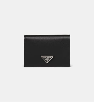 Portefeuille en cuir Saffiano - Prada - Noir 2