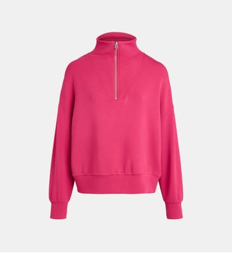 Sweat Hawley zip - Varley - Rose framboise