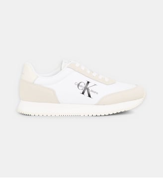 Baskets basses Retro Runner - Calvin Klein - Blanc