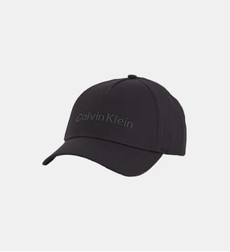 Casquette coton signature embossée - Calvin Klein - Noir
