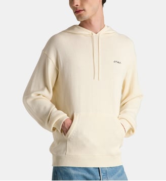 Hoodie Amour maille de coton - Maison Labiche - Crème