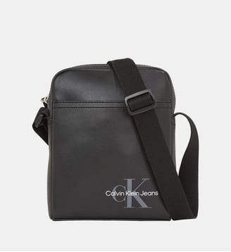 Sac à main Monogram Reporter - Calvin Klein - Noir