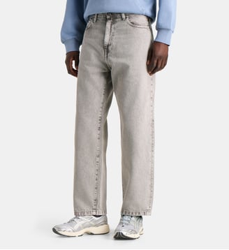 Jean large Landon en coton - Carhartt WIP - Marron clair