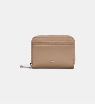 Porte-monnaie Daily City en piqué - Lacoste - Taupe