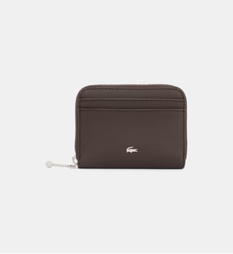 Porte-monnaie Daily City en piqué - Lacoste - Marron
