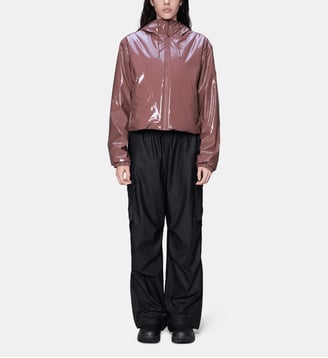 Imperméable droit court Lohj - Rains - Rose moyen