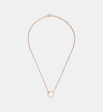 Collier avec pendentif en or rose et diamants - Pomellato - Or rose