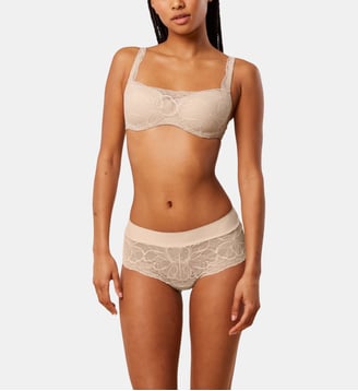 Soutien-gorge balconnet Body Make-Up Illusion Lace - Triumph - Beige clair