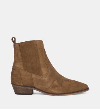 Bottines Tya en daim - Anthology Paris - Tabac