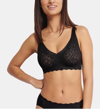 Soutien-gorge brassière ZERO Feel Bliss - Sloggi - Noir