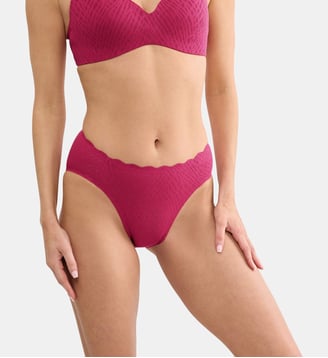 Culotte ZERO Feel Bliss High leg - Sloggi - Rouge cerise