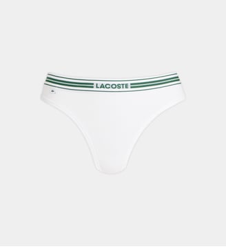 String en coton signature - Lacoste - Blanc