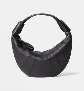 Sac à main Fortune Croissant Mini en cuir - Lemaire - Chocolat noir