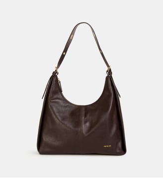 Sac à main souple Tina - Nat & Nin - Ébène