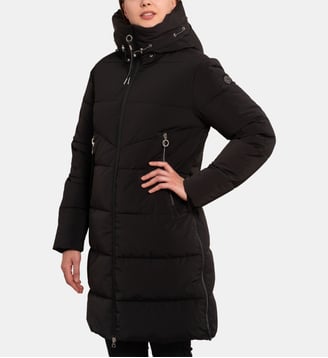 Doudoune droite Inkoo dowlook longue - Luhta - Noir