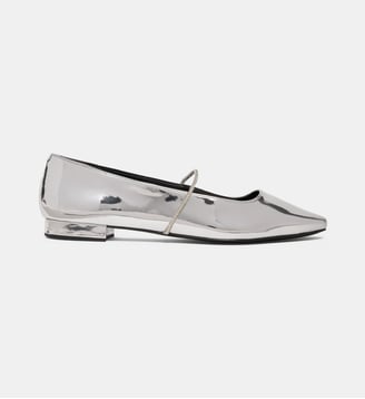 Ballerines bride strass Irene - Studio Celeste - Argent