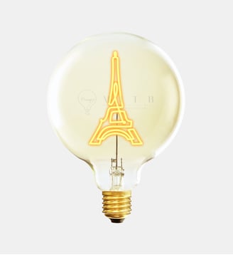 Ampoule décorative LED Tour Eiffel - Mitb - Jaune