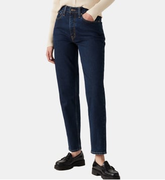 Jean mom 80s brut taille haute - Levi's - Bleu