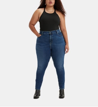Jean 721 skinny taille haute - Levi's - Bleu