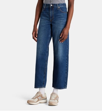 Jean Baggy Dad mid rise coton denim - Levi's - Bleu brut