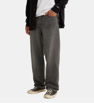 Jean 568 loose droit délavé - Levi's - Gris noir