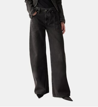 Jean ample Influential taille haute - Levi's - Noir