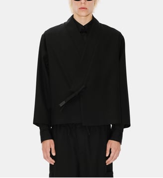 Veste droite en laine - Kenzo - Noir