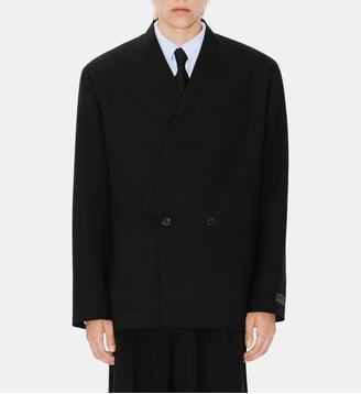Veste droite en laine - Kenzo - Noir