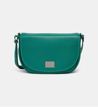 Sac à main Baltazar Cienna cuir grainé - Mac Douglas - Vert foncé