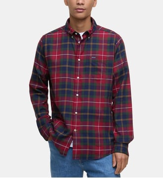 Chemise Tartan à carreaux - Barbour - Rouge et vert