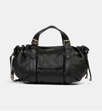Sac à main en cuir grainé 18h - Gerard Darel - Noir