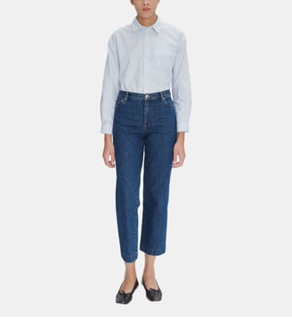 Jean droit New Sailor coton denim bio - A.P.C. - Bleu