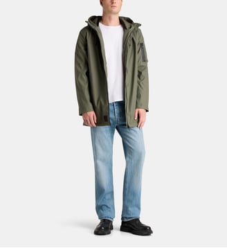 Parka droite à capuche - Bombers Original - Kaki