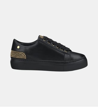 Baskets basses Stella en cuir - AGL - Noir