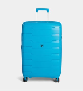 Valise extensible rigide M Skyline 2.0 4R 70 cm - Roncato - Bleu ciel
