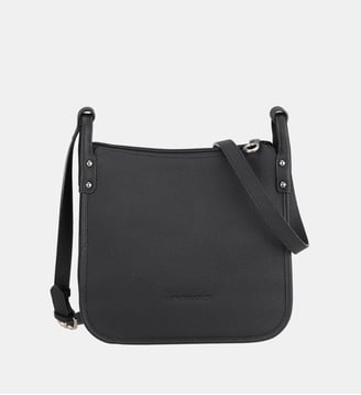 Sac à main signature en cuir - Arthur & Aston - Noir