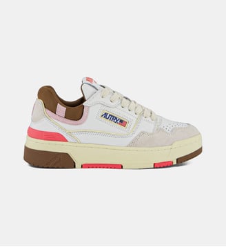 Baskets basses Clc en cuir - Autry - Marron et rose