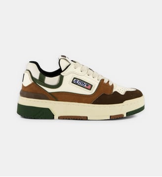 Baskets basses Clc - Autry - Blanc et marron
