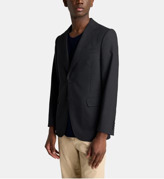 Veste de costume Giovanni en laine vierge - Officine Générale - Gris