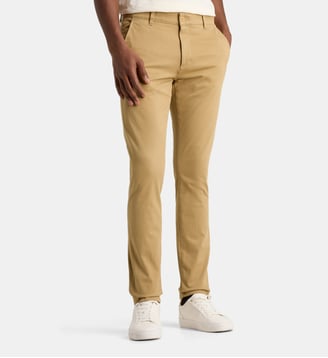 Pantalon chino skinny Supreme Flex en coton stretch recyclé - Dockers - Beige foncé