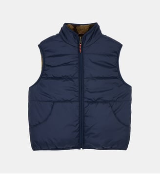Doudoune sans manche réversible - Bellerose - Bleu marine