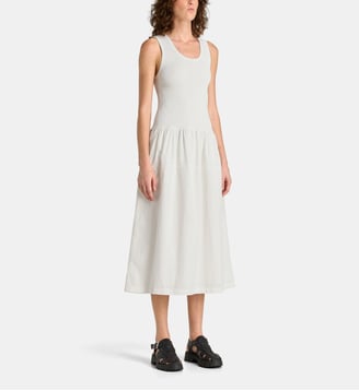 Robe Malia en popeline - Proenza Schouler - Blanc