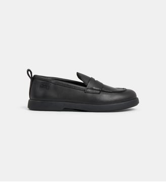 Mocassins Duet en cuir mixte - Camper - Black