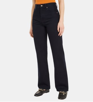 Jean bootcut taille haute - Tommy Hilfiger - Bleu foncé