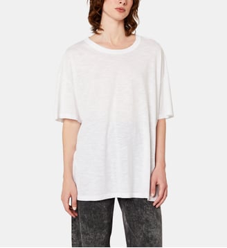T-shirt ample en coton - American Vintage - Blanc
