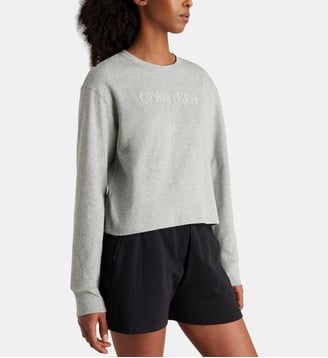 T-shirt d'intérieur Modern Terry en coton - Calvin Klein - Gris