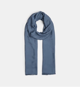 Etole légère monogramme all-over - Tommy Hilfiger - Bleu gris