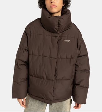 Doudoune Puffy ample courte - Element - Marron foncé