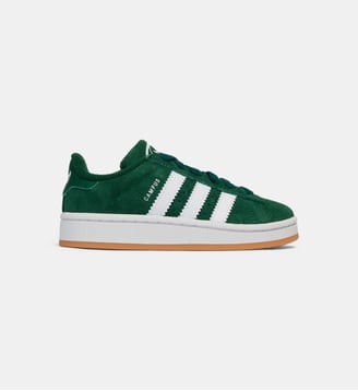 Tennis basses Campus 00s EL suède mixtes - Adidas Originals - Vert et blanc