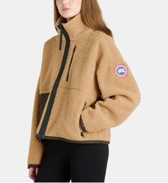 Veste polaire droite zippée - Canada Goose - Beige foncé
